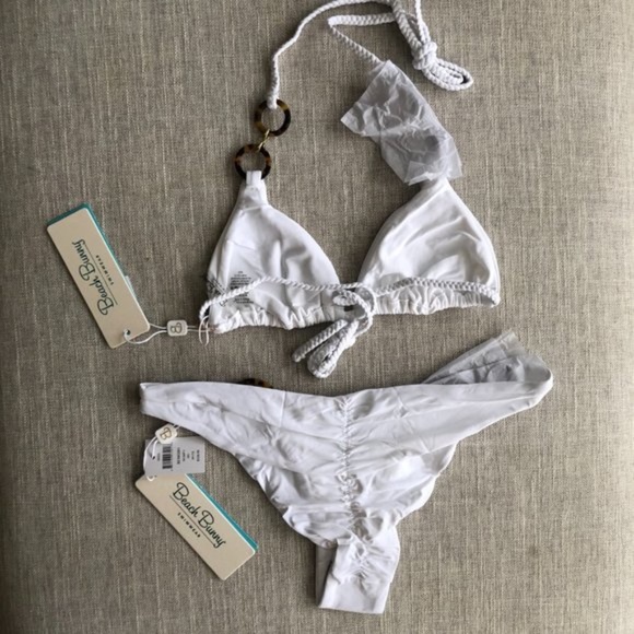 Beach Bunny Nadia Triangle Top + Nadia Bottom (size L) NWT - Picture 9 of 9